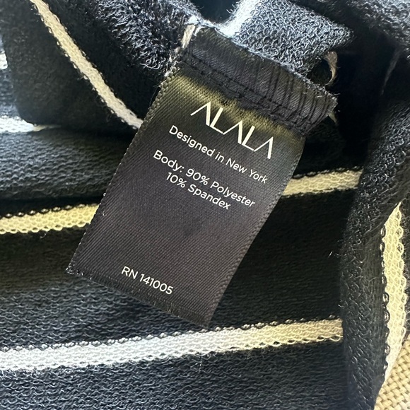 ALALA Breeze Stripped Sweatshirt Shirt New - Picture 7 of 7